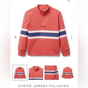 Janie and Jack back to school stripe jersey pullover 12-18 months